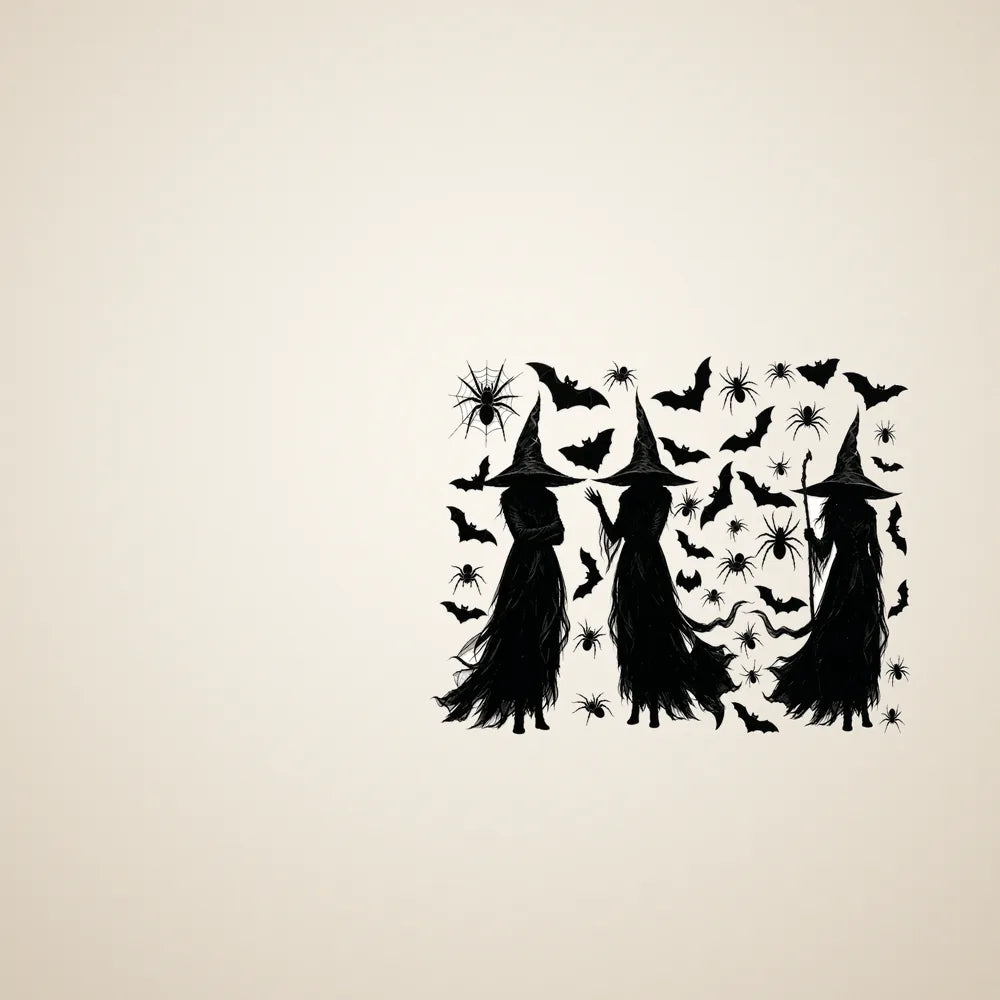 Hitching Post Witch Window Silhouettes, photo 1