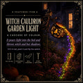 Witch & Cauldron Glow Stake, photo 1
