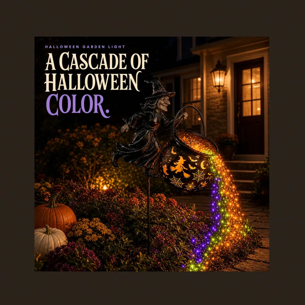 Witch & Cauldron Glow Stake, photo 2