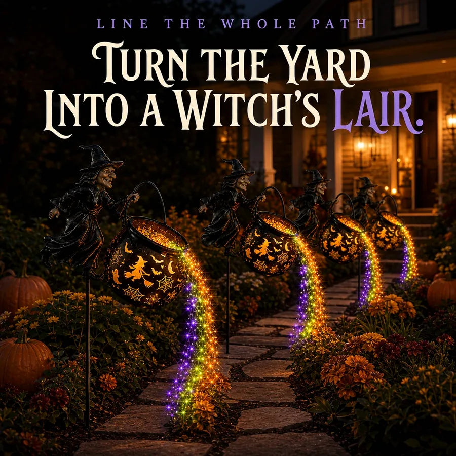 Witch & Cauldron Glow Stake, photo 9